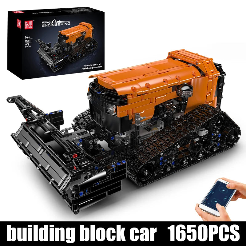 Mould King 17086 RC Reclaiming Machine Building Set | Motorized Technical Bucket Wheel Excavator - Limetastore