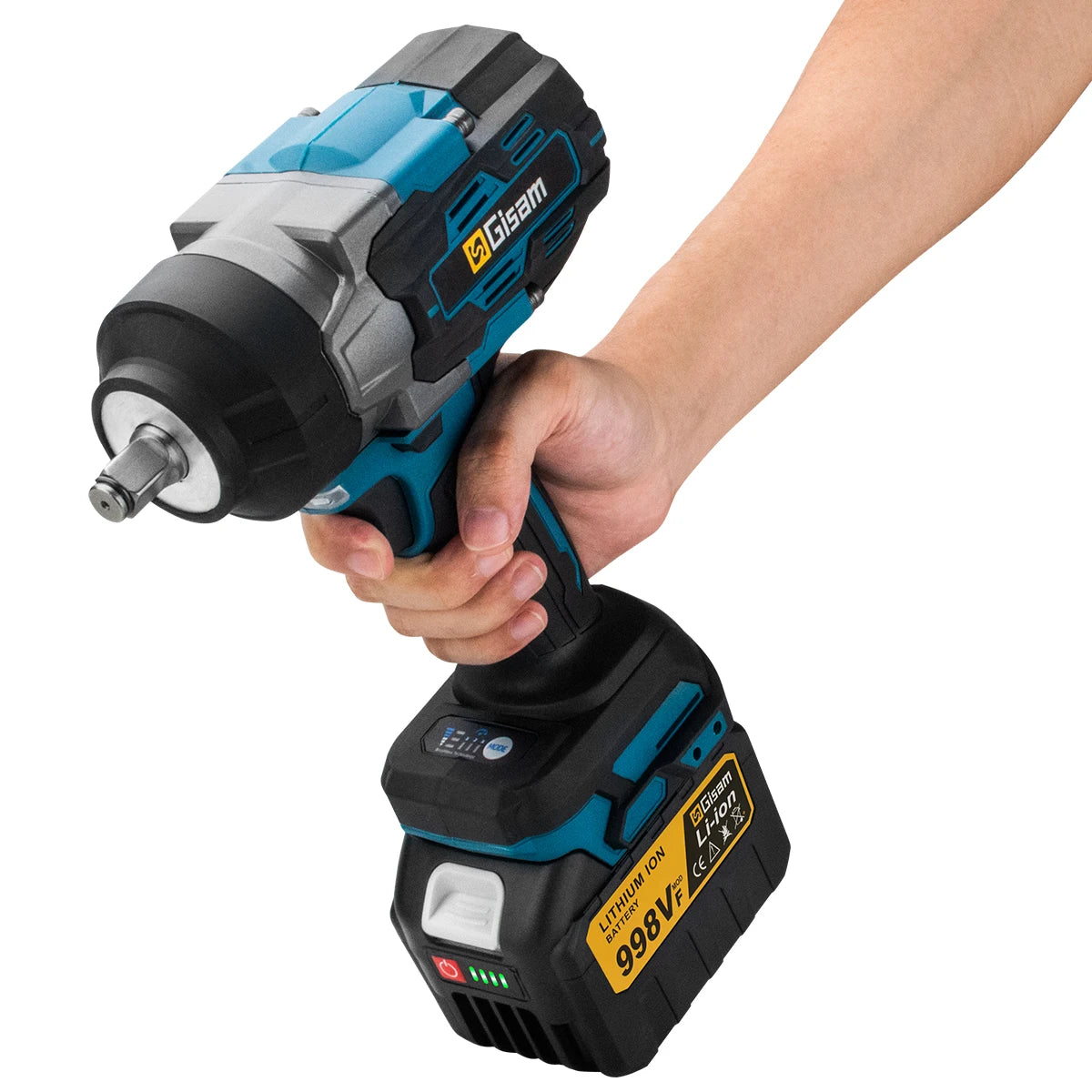 Gisam 2800N.m brezkrtačni udarni vijačnik 1/2" za Makita 18V