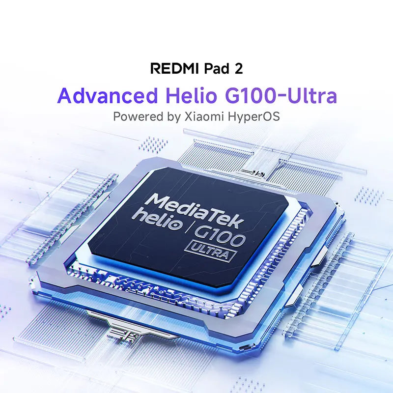New Global version Xiaomi Redmi Pad 2 Tablet 90Hz 11" Display 9000mAh Battery MTK Helio G100-Ultra 8MP Camera Fast charging - Limetastore