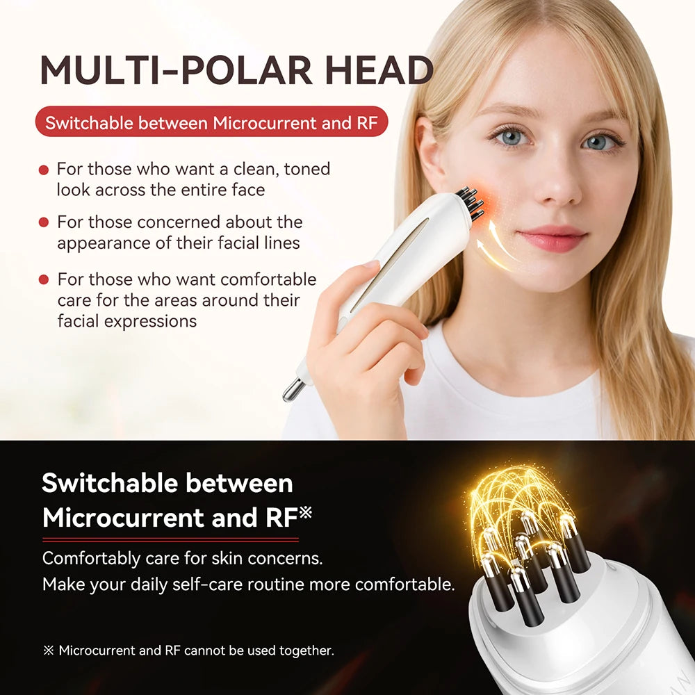 ANLAN RF Acupoint Massager | Dual‑Head RF+EMS, Skin Firming, Fatigue Relief