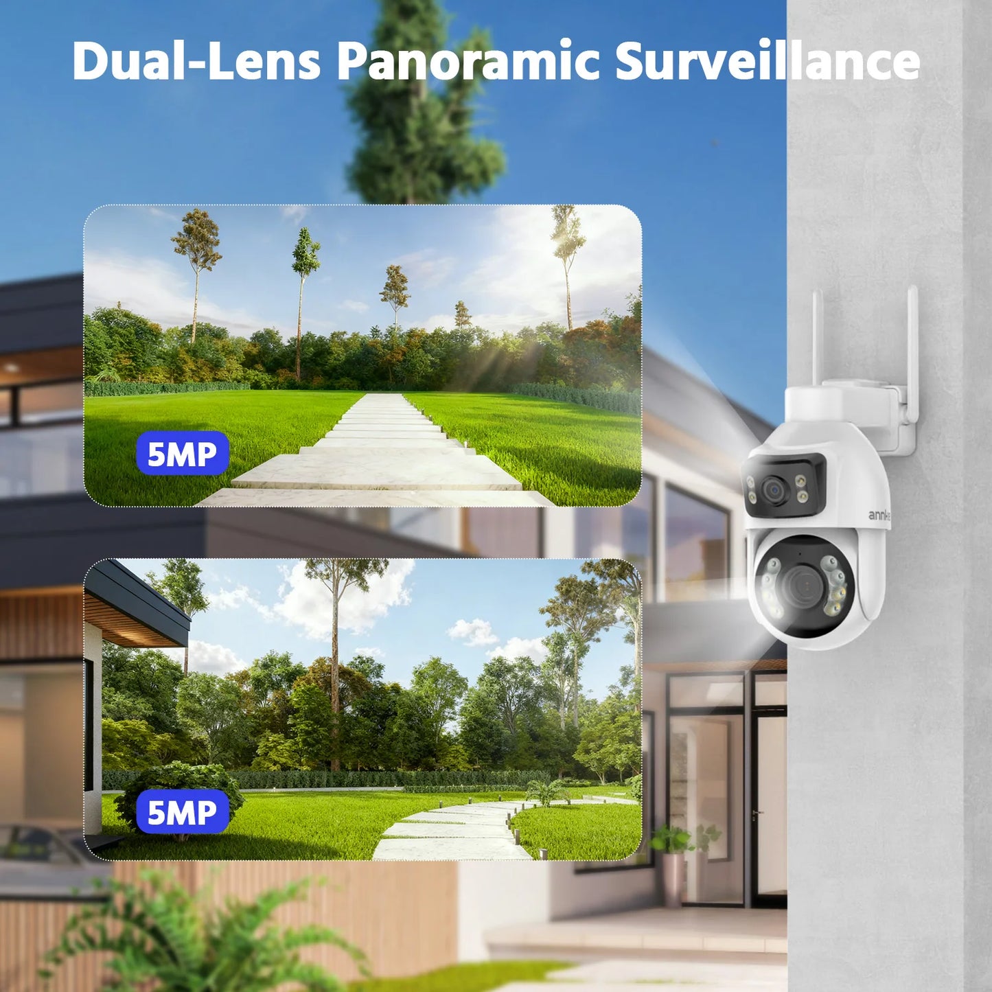 ANNKE WCD1012 10MP PTZ kamera z dvojno lečo | 12× zoom, sledenje z umetno inteligenco, WiFi