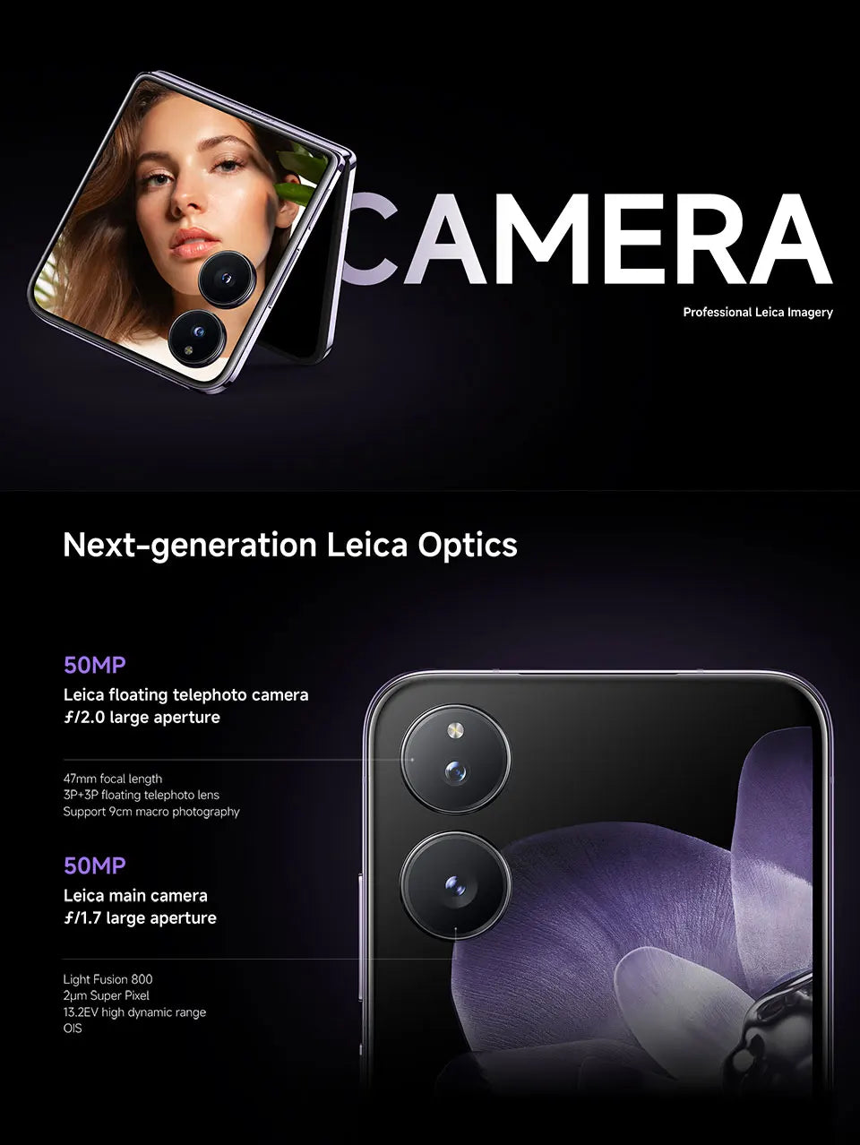 FR Warehouse Xiaomi MIX Flip Smartphone Global Version New Snapdragon 8 Gen 3 CPU 50MP Leica Camera  12GB RAM 512GB ROM 6.86 inch Foldable Display NFC - Limetastore