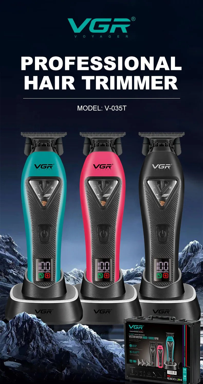 VGR V-035C Profesionalni strižnik las – Vektorski motor 11.000 RPM