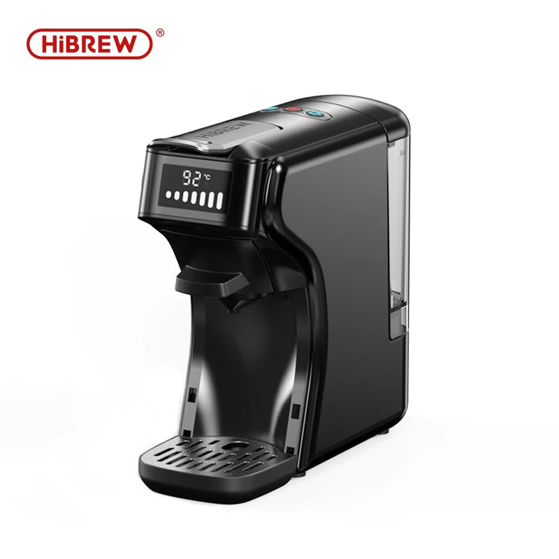 HiBREW H1B – aparat za kavo 6 v 1 na več kapsul | aparat za pripravo toplega in hladnega espressa | združljiv s kapsulami Dolce Gusto, Nespresso in mleto kavo