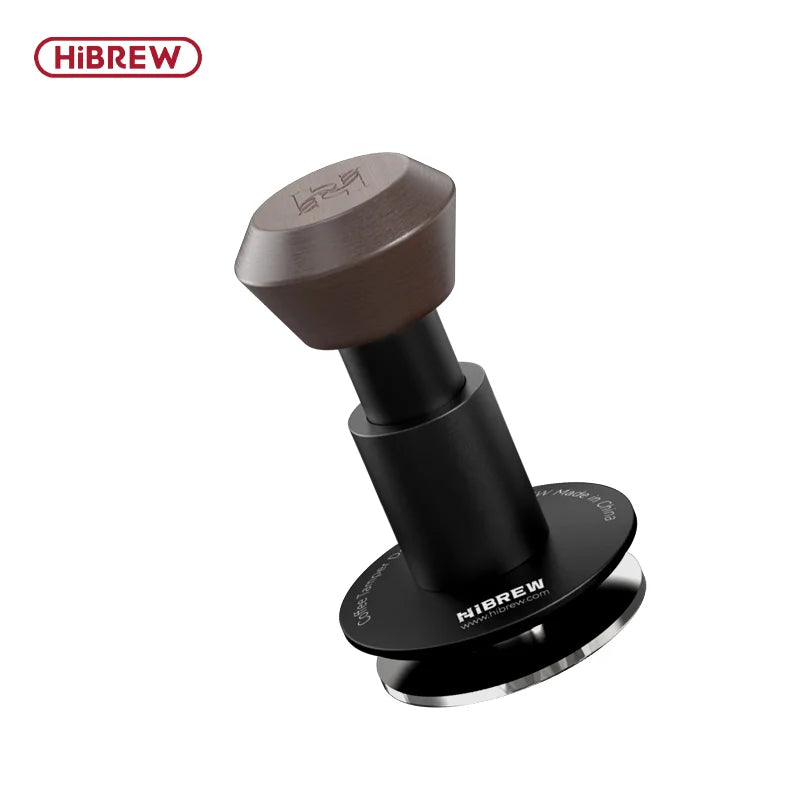 HiBREW 58 mm tamper za espresso – valovita osnova s stalnim pritiskom | Vzmetno kalibrirano orodje barista za G5, H10A, H7A, H13