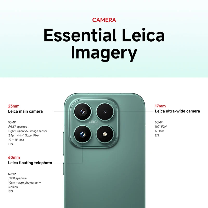 FR Warehouse Global Version Xiaomi 17 Smartphone Snapdragon® 8 Elite Gen 5 CPU Leica Camera 6330mAh 100W HyperCharge 6.3" OLED D - Limetastore
