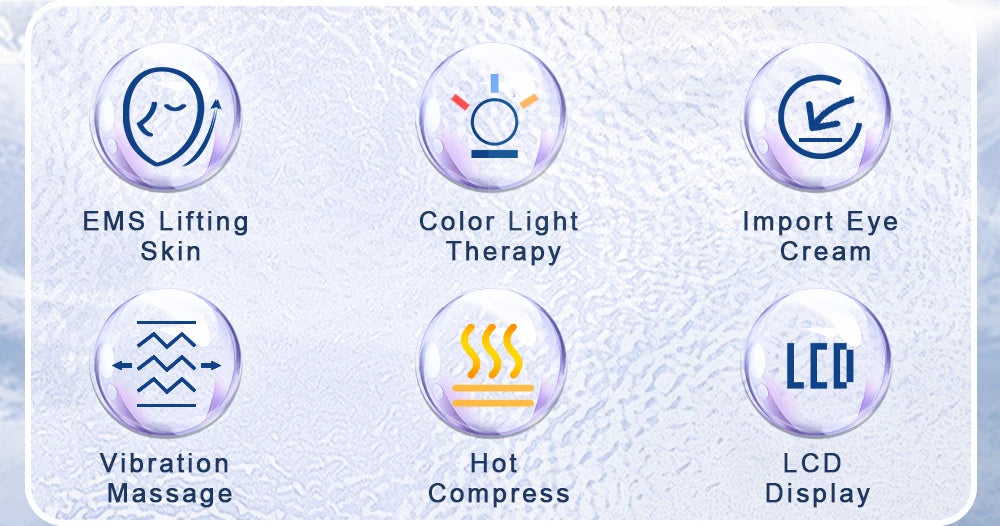ANLAN EMS Electric Eye Massager for Skin Lifting, Reducing Wrinkles, and Dark Circles - Limetastore