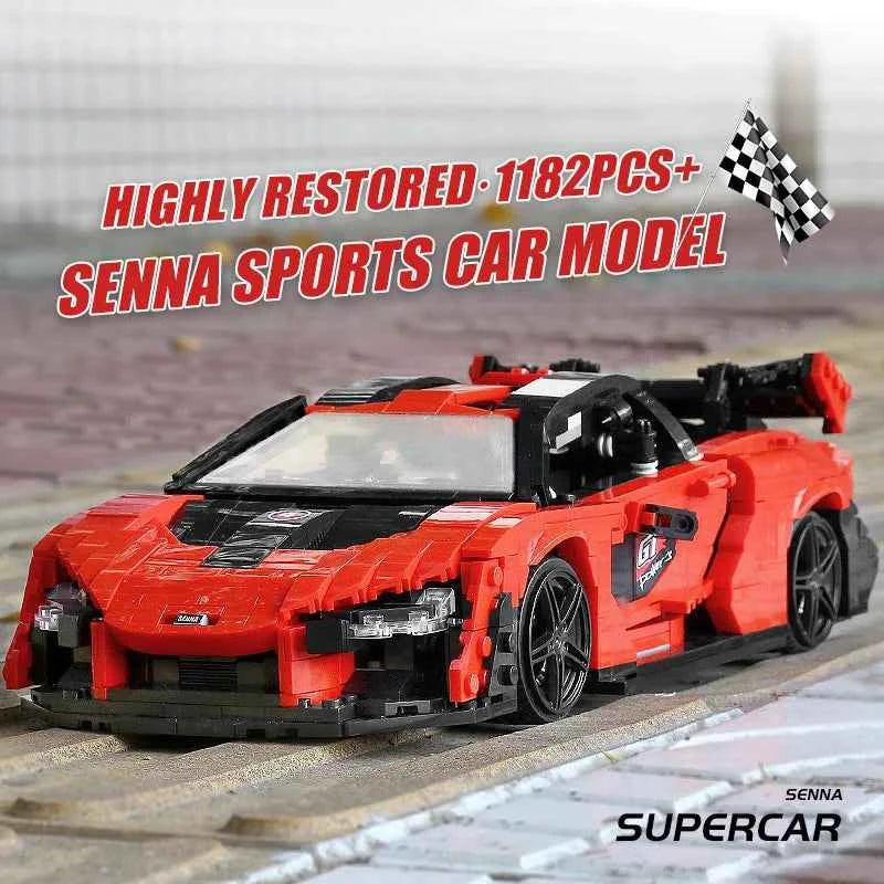 Mould King 10007 Red Sport Racing Car - Limetastore