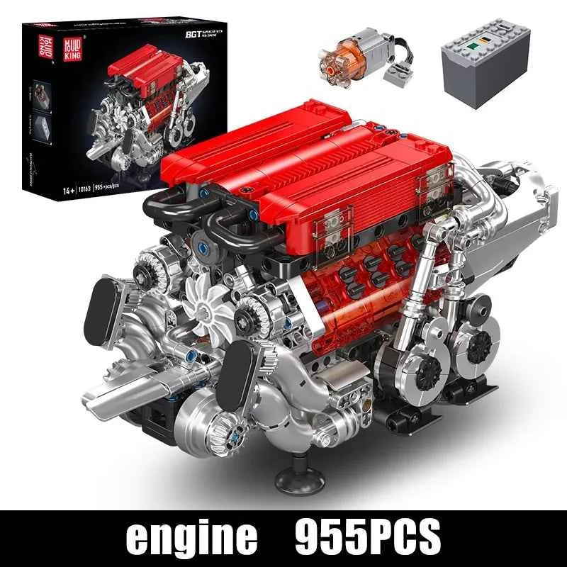 Mould King 10131 W16 Engine Building Block Set | BGT Supercar Part - Limetastore