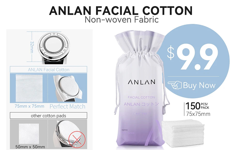 ANLAN EMS Facial Massager Pro Face Lifting Skin Rejuvenation Cold Compress Deep Cleaning Anti-aging Skincare Beauty Device