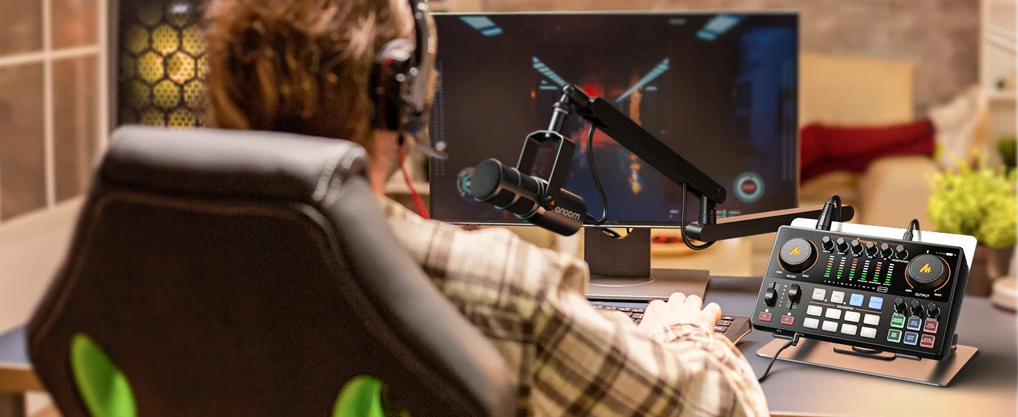MaonoCaster E2 Gen2 – Dvojni XLR avdio vmesnik in mešalnik za podcaste