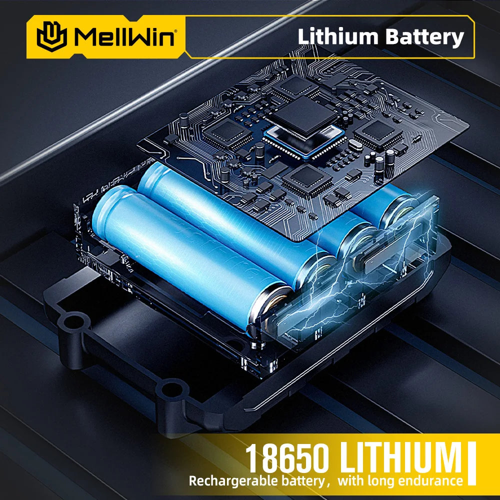 MELLWIN 16 Lines Laser Level APP Remote Control Selfleveling 360 Horizontal & Vertical Laser level With 6Ah Big Li-ion Battery - Limetastore
