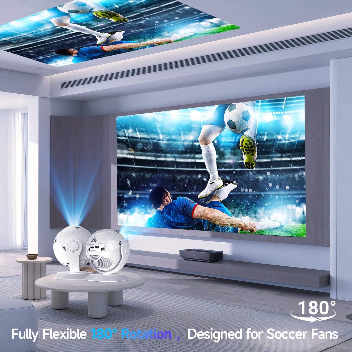 Pametni projektor Magcubic HY300F Football Edition | Android 14 in podpora za 8K