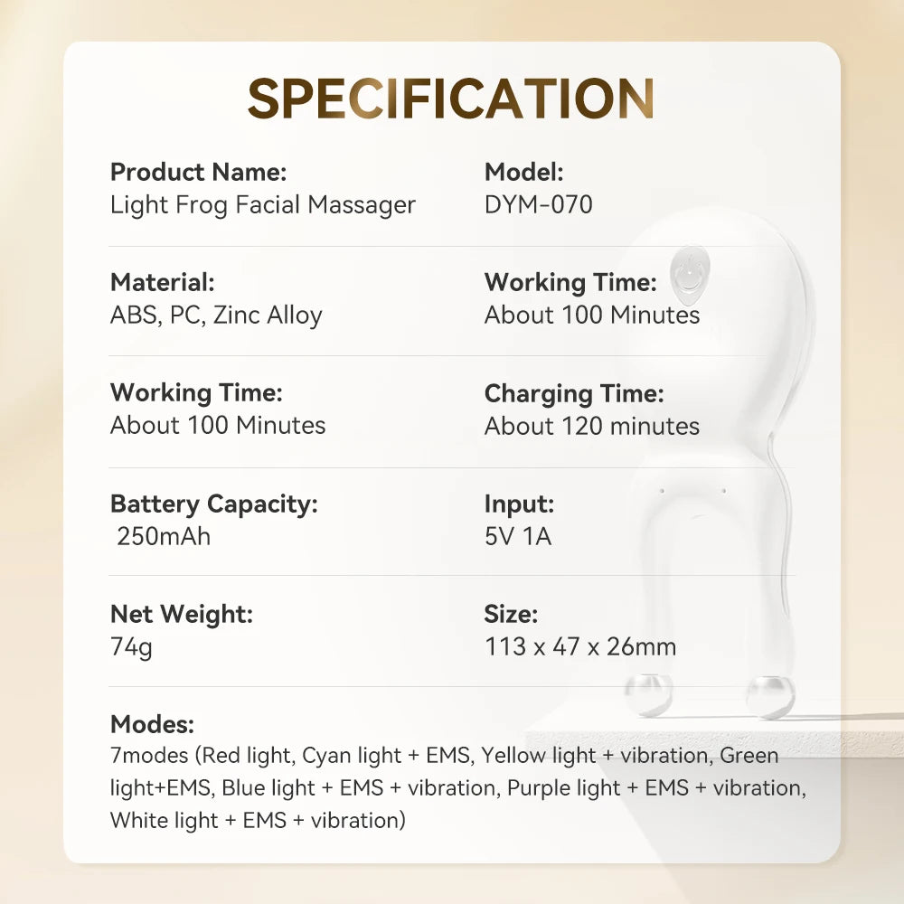 ANLAN Eye Acupoint Massager | 7‑Color LED, Lifting, Anti‑Puffiness