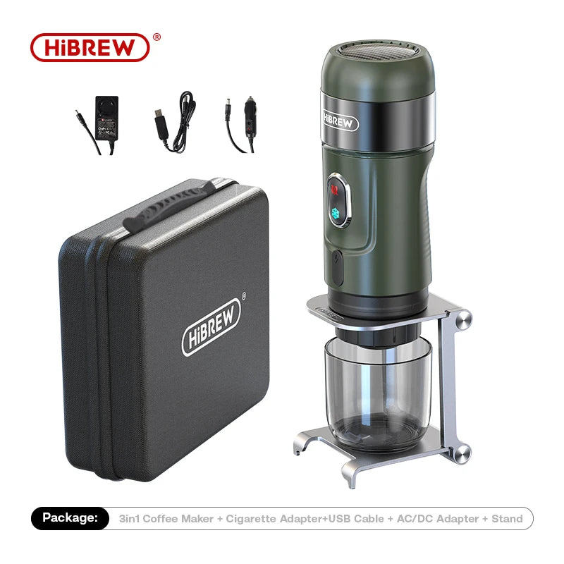 HiBREW Wireless Portable Espresso Machine – Electric Travel Coffee Maker with Fast Heating