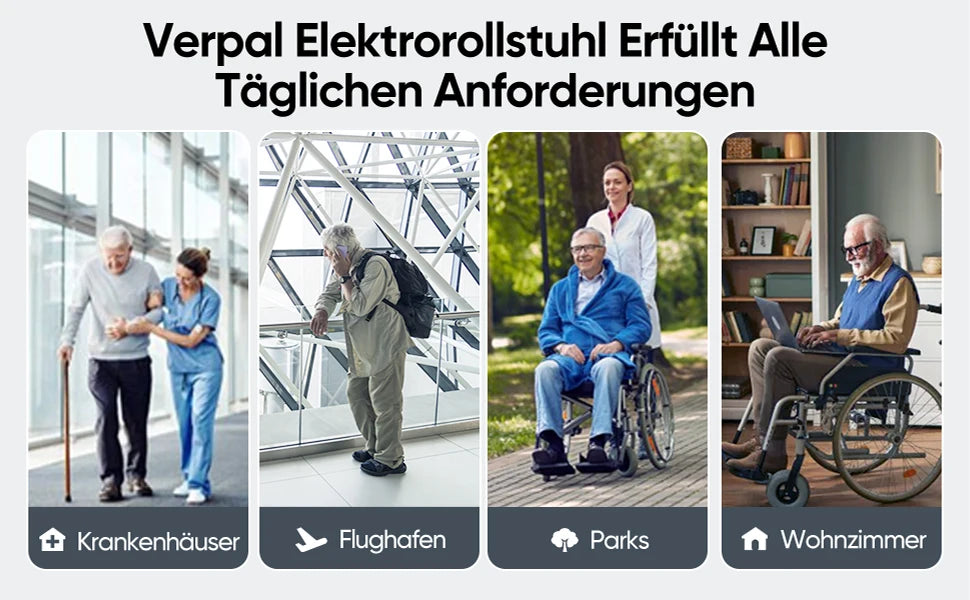 Terenski električni invalidski voziček za odrasle (zmogljiv dvojni motor, zložljiv, motoriziran)