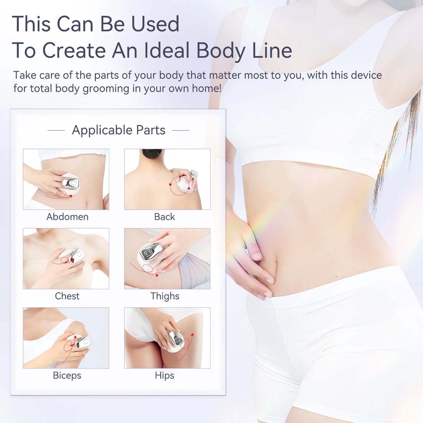 ANLAN RF Body Slimming Machine 5 in 1 - EMS Cavitation Ultrasonic Fat Burner for Belly Fat, Weight Loss & Slimming Massage - Limetastore