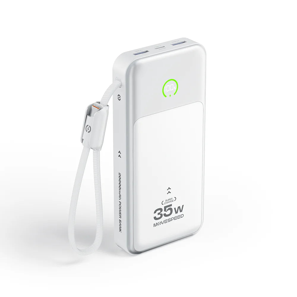 MOVESPEED Blade-Shape Power Bank 20000mAh 35W Hitro Polnjenje