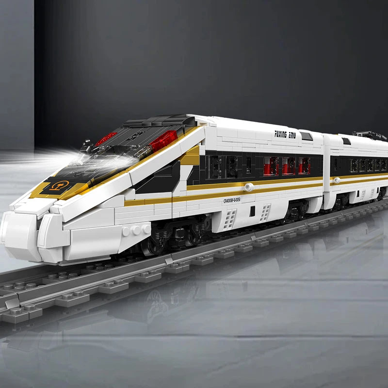 Mould King 12015 RC Fuxing EMU High-Speed Train | Motorized Technical Locomotive Building Block Set - Limetastore