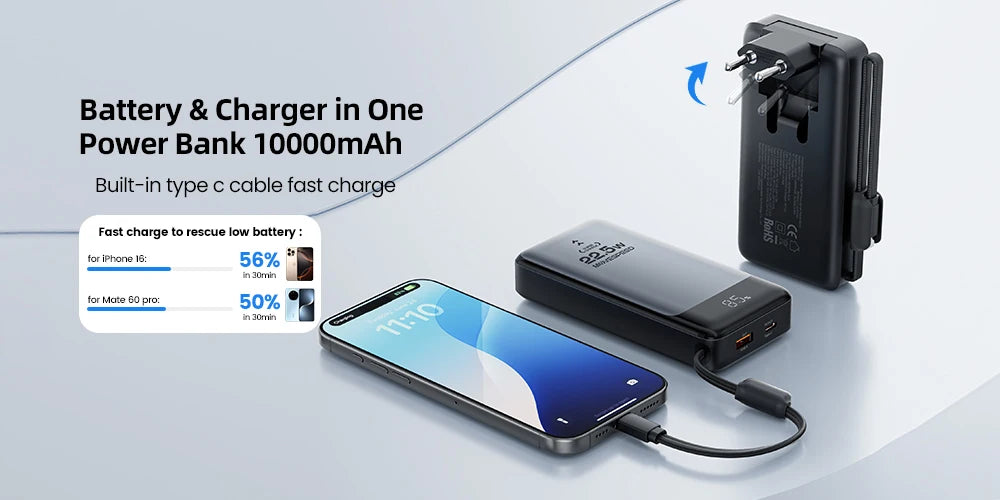 MOVESPEED poltrda baterijska prenosna polnilna baterija 5000 mAh MagSafe Magnetic