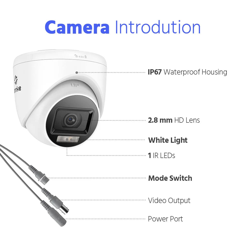 ANNKE 4K dodatna bullet kamera | IR nočno gledanje, IP67, 4K Ultra HD