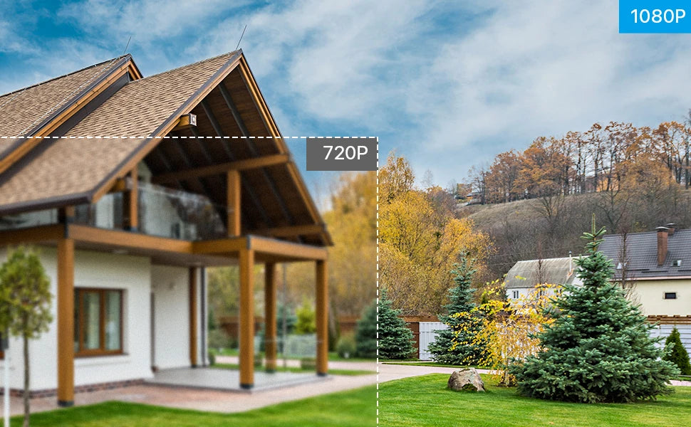ZOSI 4× 1080p HD‑TVI Security Cameras – Outdoor Weatherproof CCTV Cameras with 80ft IR Night Vision