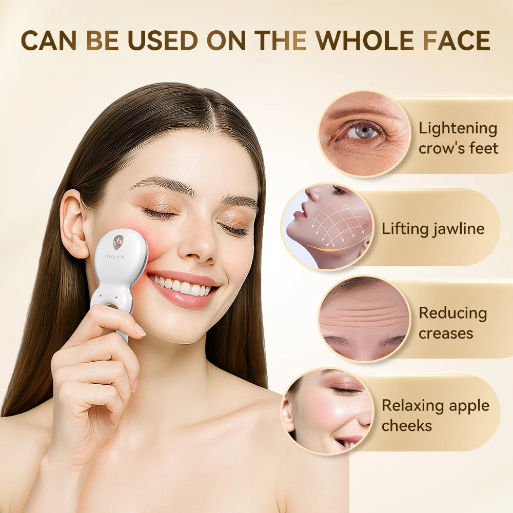 ANLAN Eye Acupoint Massager | 7‑Color LED, Lifting, Anti‑Puffiness