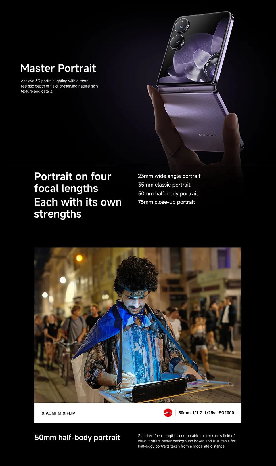 Global Version Xiaomi MIX Flip Smartphone New Snapdragon 8 Gen 3 CPU 50MP Leica Camera  12GB RAM 512GB ROM 6.86 inch Foldable Display NFC - Limetastore