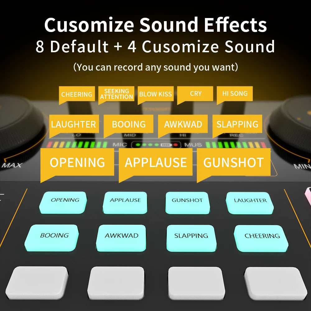 MaonoCaster AM200‑S1 – All‑in‑One Podcast Studio Audio Interface | Sound Card + Microphone Kit for Live Streaming, Recording, YouTube, PC & Phone