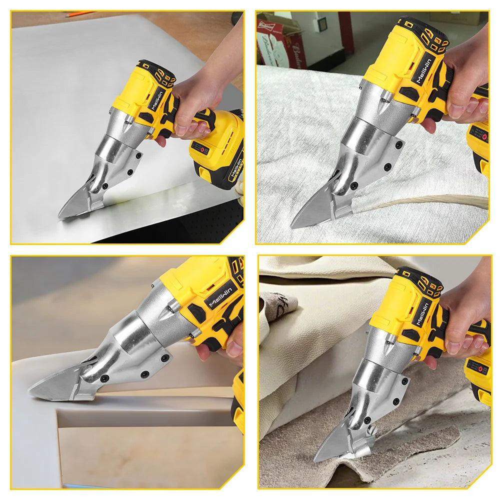 MELLWIN Brushless Electric Scissors Cordless Electric iron sheet shears Metal Sheet Cutter Shears Tool For Makita 18VBattery Pin - Limetastore