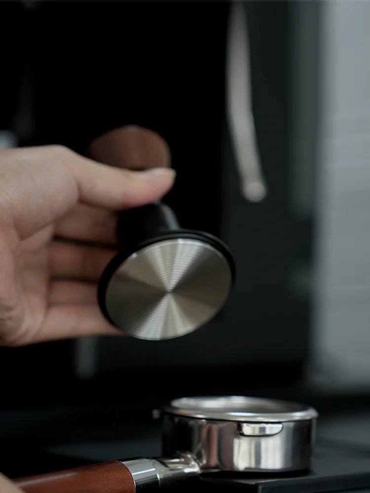 HiBREW 58 mm tamper za espresso – valovita osnova s stalnim pritiskom | Vzmetno kalibrirano orodje barista za G5, H10A, H7A, H13