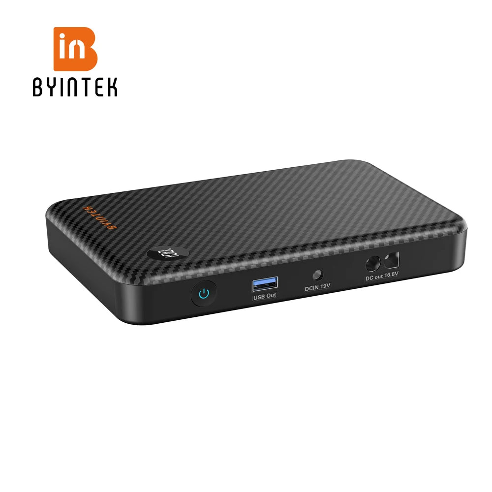 BYINTEK Power Bank for Projectors – 20,000mAh Portable Battery with USB-C PD Fast Charging