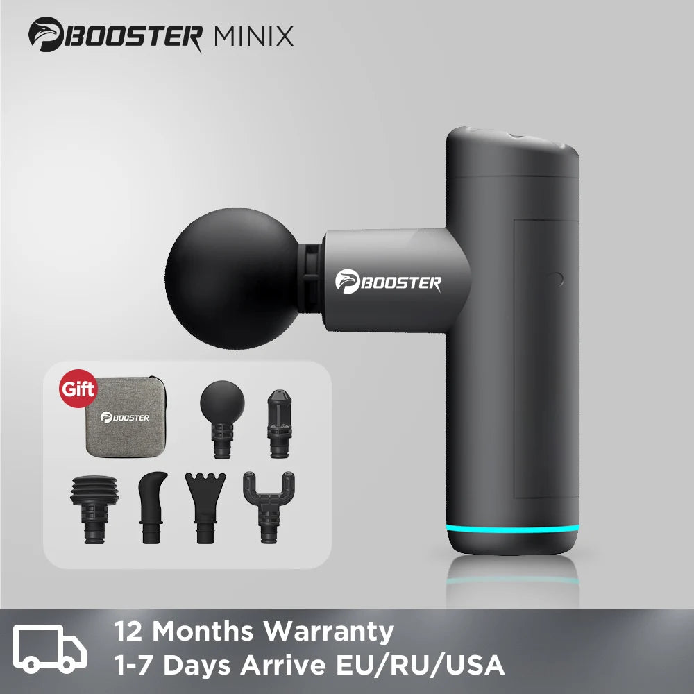 Booster Mini X – Prenosna masažna pištola s tolkalnim delovanjem | Globinski masažer za hrbet in vrat