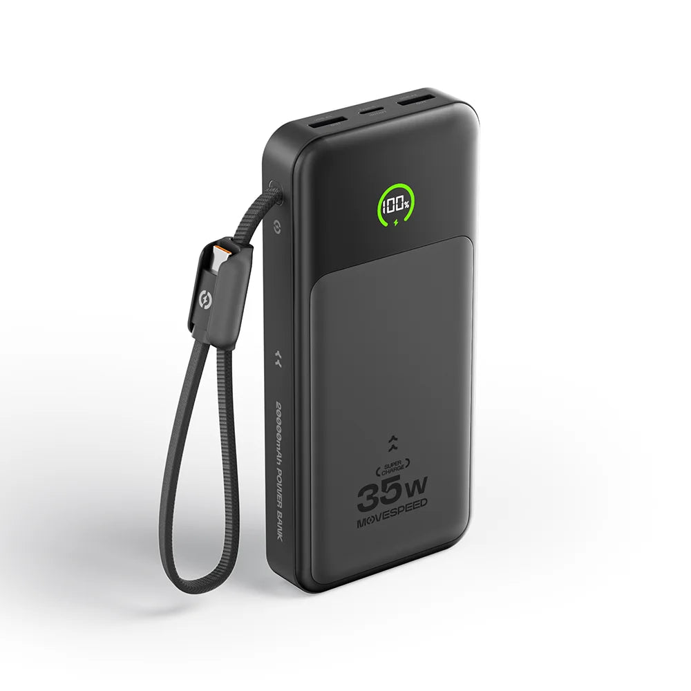 MOVESPEED Blade-Shape Power Bank 20000mAh 35W Hitro Polnjenje
