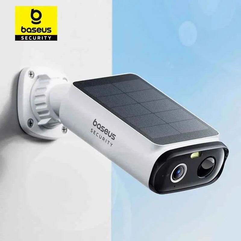 Baseus Security S1 Lite Solar Security Camera Wireless Outdoor Camera Continuous Power 2K Resolution 135°FOV IP67 Wifi Camera - Limetastore
