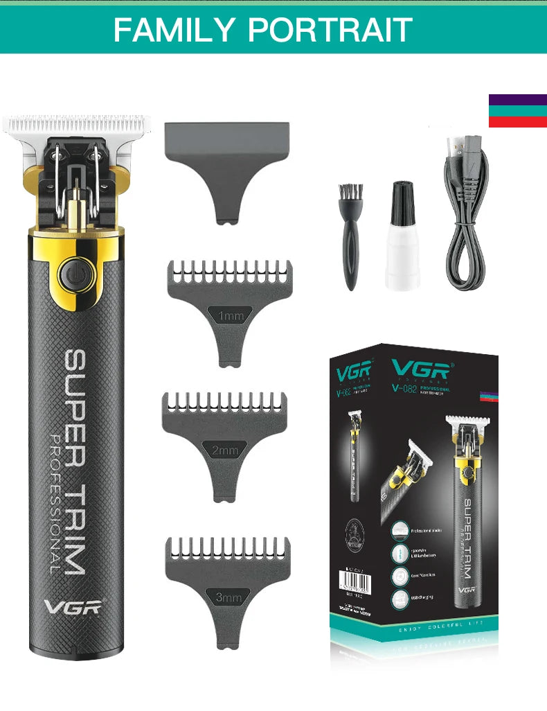 VGR T9 V-082 strižnik las 300 minut delovanja brezžični brivnik