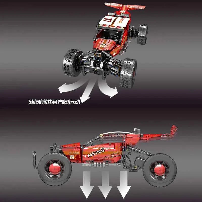 Mould King 18019B Motorized Hurricane Off‑Road Vehicle — Technical Building Block Car for Kids & Collectors - Limetastore