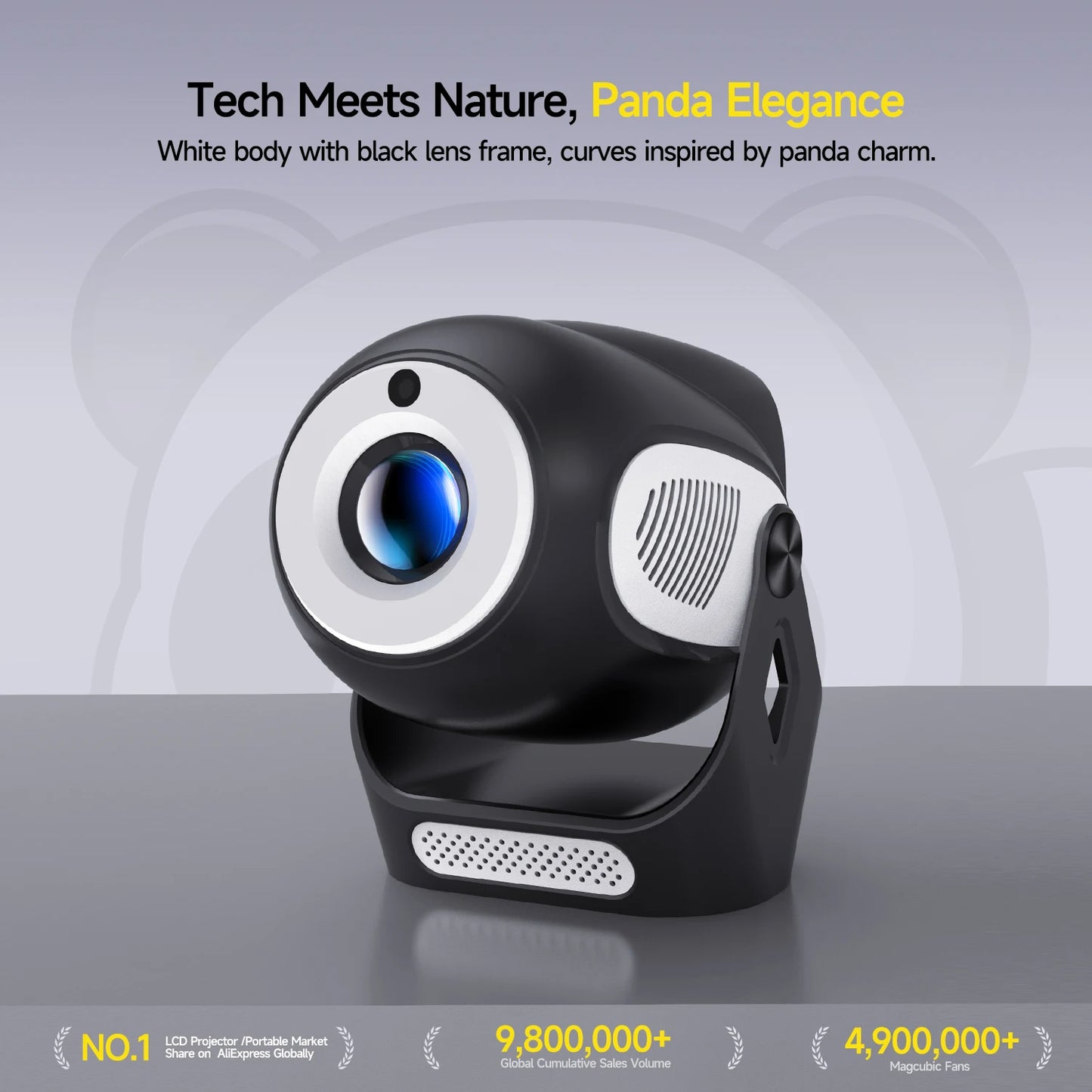 Magcubic HY300 X Smart Mini Projector | Electric Focus & WiFi 6 | 300 ANSI Android 11