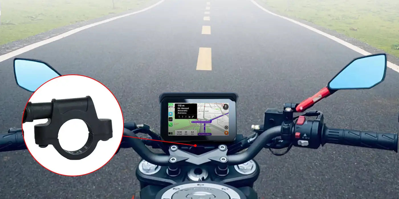 Lite C5 SE Motociklistični zaslon CarPlay Android Auto vodoodporen