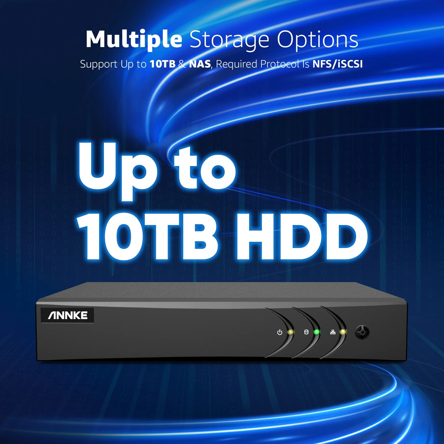 ANNKE 1080P CCTV sistem | 8-kanalni 5MP DVR, 8× IP65 kupolaste kamere, zaznavanje ljudi