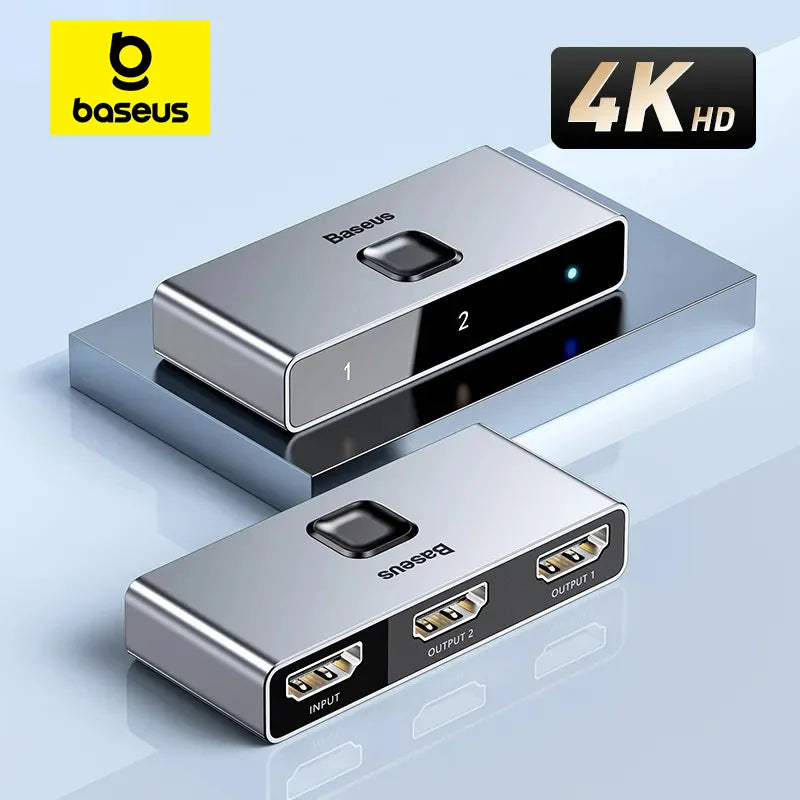 Baseus HDMI-kompatibilni preklopnik 4K 60Hz dvosmerni
