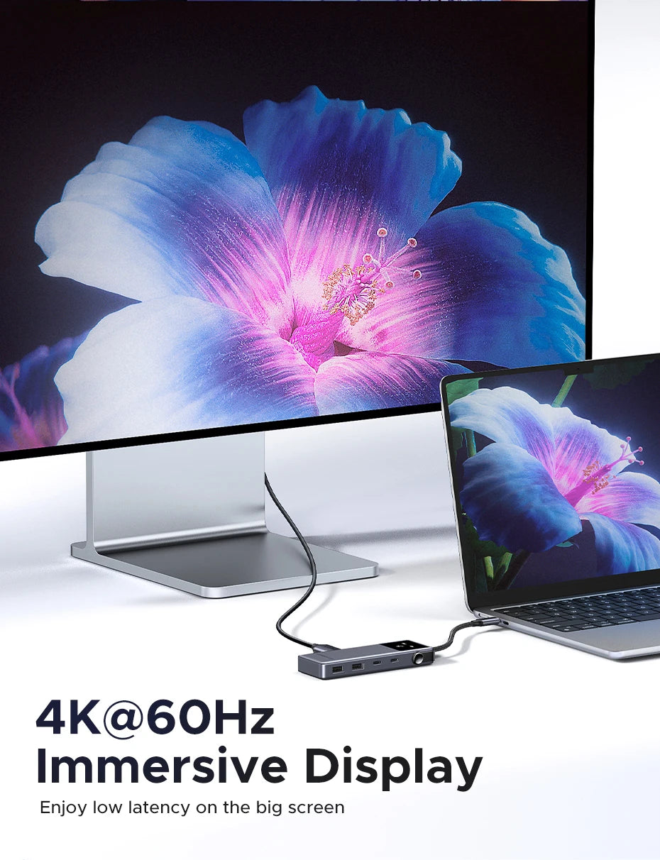UGREEN Uno 6‑in‑1 USB‑C Hub with 4K60Hz HDMI, 10Gbps USB 3.2, PD100W