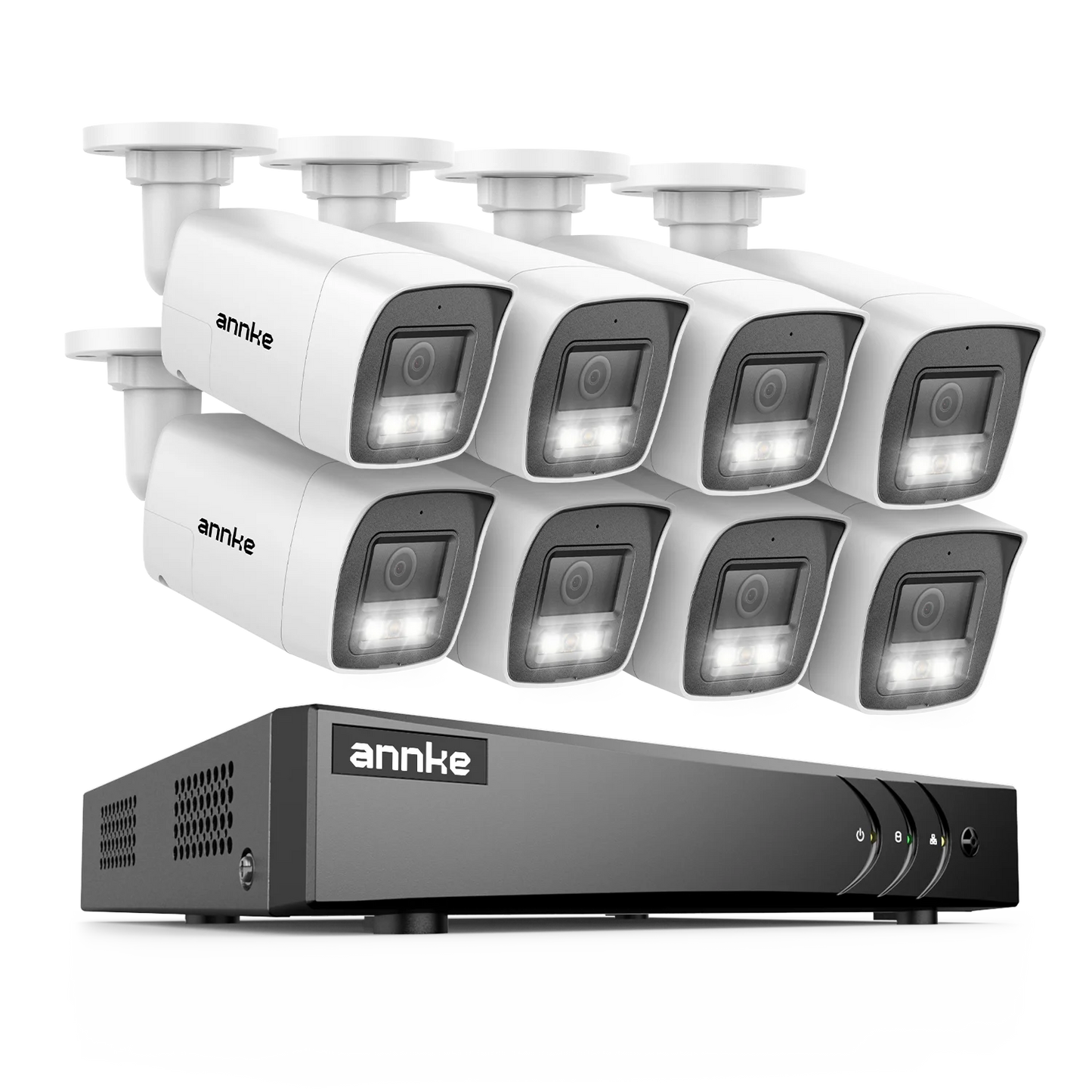 ANNKE 3K 5‑v‑1 8‑kanalni sistem DVR | 5MP kamere, dvosmerni zvok, barvni nočni vid