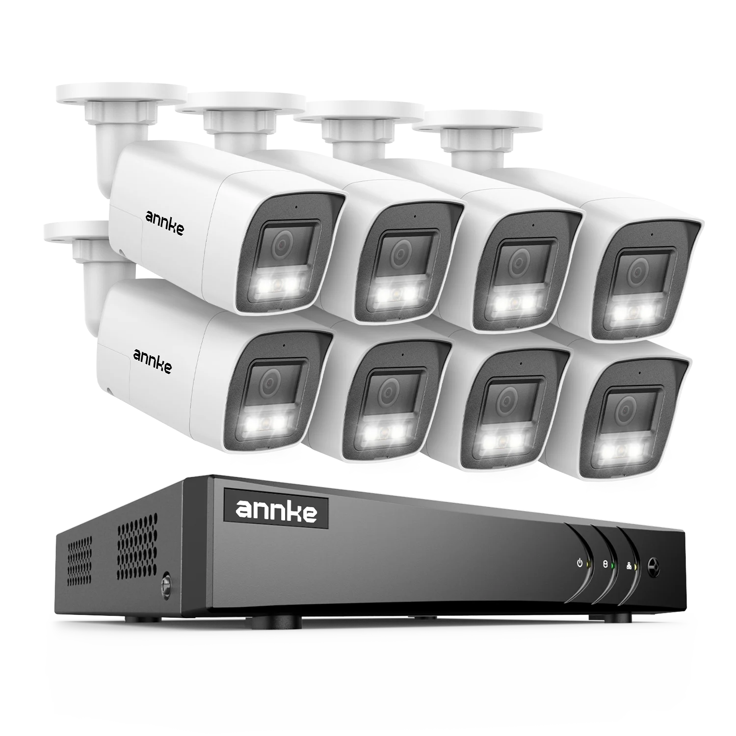 ANNKE 3K 5‑v‑1 8‑kanalni sistem DVR | 5MP kamere, dvosmerni zvok, barvni nočni vid