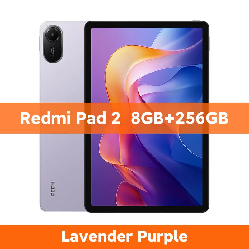New Global version Xiaomi Redmi Pad 2 Tablet 90Hz 11" Display 9000mAh Battery MTK Helio G100-Ultra 8MP Camera Fast charging - Limetastore