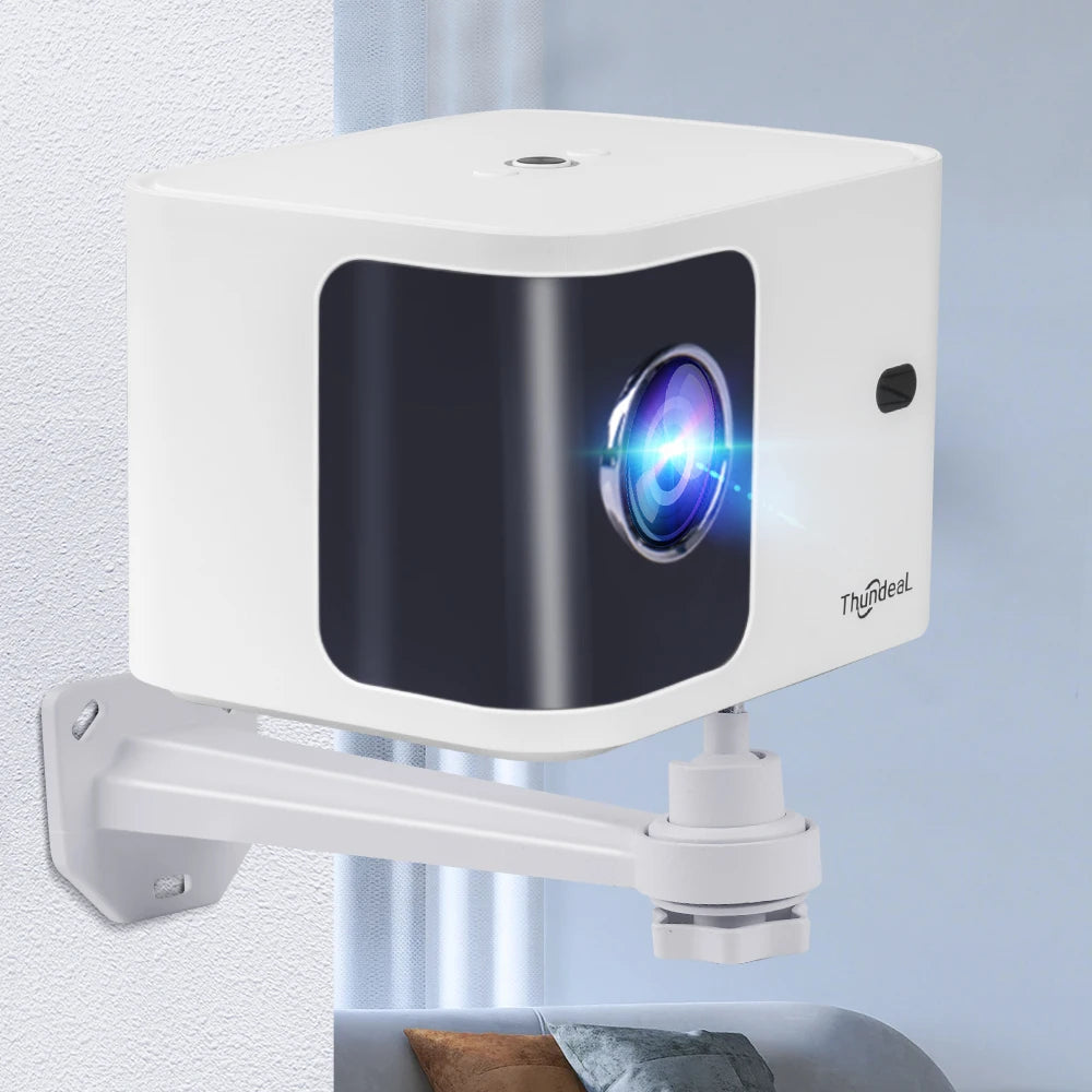Universal 360° Rotating Mini Projector Bracket – Wall & Ceiling Mount Holder for HY300, HY320