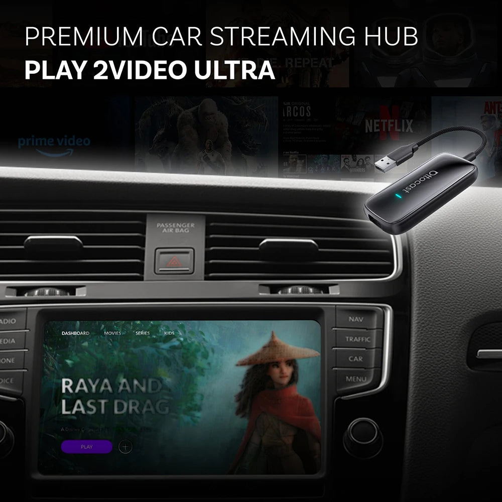 Brezžični video adapter OTTOCAST Play2Video Ultra CarPlay