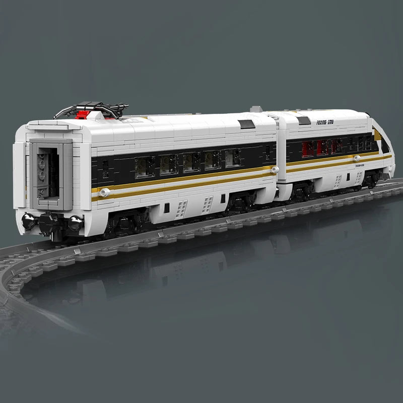 Mould King 12015 RC Fuxing EMU High-Speed Train | Motorized Technical Locomotive Building Block Set - Limetastore