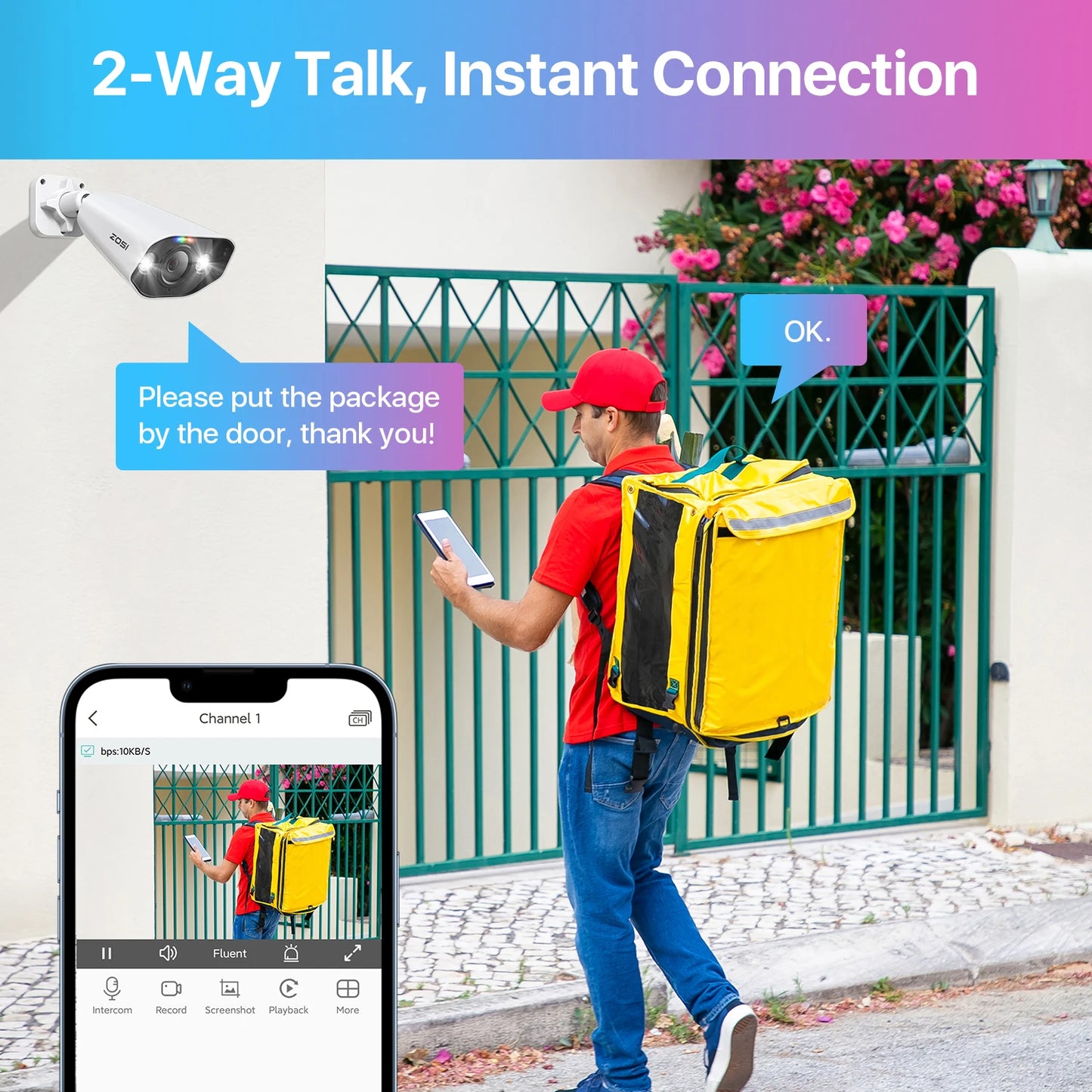 Varnostni kamerov sistem ZOSI 4K 32CH PoE – 8MP Ultra HD IP kamere z AI prepoznavanjem obraza