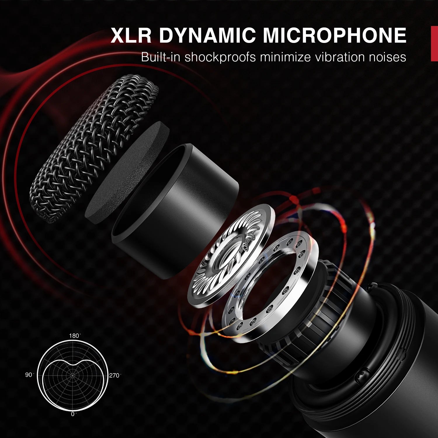 FIFINE K669D Professional XLR Dynamic Mic | Studio Recording & Podcast - Limetastore